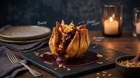 Roodkapje - Boulet, kriekenpot, mayonaise, gedroogde ui